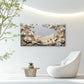 Lotus Gold Mountain Wall Art Canvas Office Home Room Framed 120x60cm