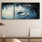 3pcs Raindrops on Water Metal Print Ready to Hang Art