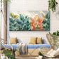 Abstract Colorful Leaf Art Wall Art Canvas Office Home Room Framed 120x60cm