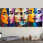 3pcs Two Beautiful Women, Ideal for Home Metal Print Ready to Hang Art