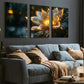 3pcs Ready to Hanging, Modern Fantasy Plant Flower Landscape Art Wall Art Set Canvas Framed 40x60cm - High Quality Print 100% Australian Made Wall Canvas Ready to Hang