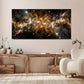 Cosmic Starry Night wall canvas office home room framed 120x60cm