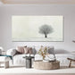 Black and White Tree Modern Wall Art canvas office home room framed 120x60cm