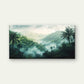 Tropical Rainforest Landscape Wall Art Canvas Office Home Room Framed 120x60cm