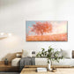 Lone Cherry Blossom Tree Wall Art Canvas Office Home Room Framed 80x45cm