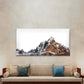 Aiguille Du Dru Mountain Peak Wall Art Canvas Office Home Room Framed 120x60cm