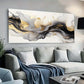 Modern Abstract Black Marble Design Wall Art wall canvas office home room framed 120x60cm