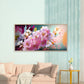 Pink Cherry Blossom Painting Wall Art Canvas Office Home Room Framed 80x45cm