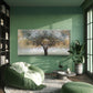 Abstract Autumn Tree Painting Wall Art Canvas Office Home Room Framed 120x60cm