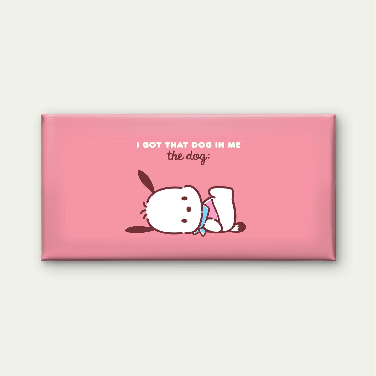 Kawaii Meme Dog Pink Gallery Wall Art Canvas Office Home Room Framed 120x60cm