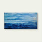 Ocean Waves And Blue Seas Wall Art Canvas Office Home Room Framed 120x60cm