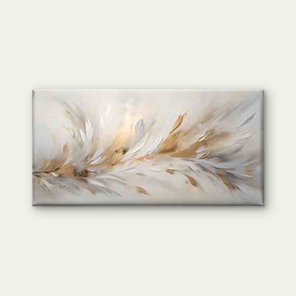 Abstract Dynamic Feather Wall Art Canvas Office Home Room Framed 80x45cm