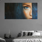 Abstract Half Woman'S Face Wall Art wall canvas office home room framed 120x60cm