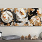 3pcs Goldfish in a Vortex Metal Print Ready to Hang Art