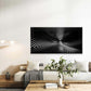Futuristic Tunnel Pattern Wall Art Canvas Office Home Room Framed 80x45cm