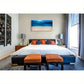 Underwater Ocean Blue Seascape Sunlight & Sand Wall Art canvas office home room framed 120x60cm
