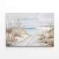 Peaceful Winding Path Leads to The Sea Print 100% Australian Made 60x40cm Stretched Canvas Ready to Hang