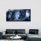 Mystic Fantasy Garden Gate Wall Art Canvas Office Home Room Framed 120x60cm