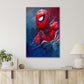 Art Of The Web Slinger Print 100% Australian Made 40x60cm Stretched Canvas Ready to Hang