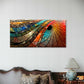 Geometric Vibrant Wave Wall Art Canvas Office Home Room Framed 120x60cm