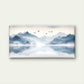 Abstract Blue Mountain Painting Wall Art Canvas Office Home Room Framed 120x60cm
