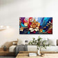 Three-Dimensional Flower Wall Art Canvas Office Home Room Framed 80x45cm
