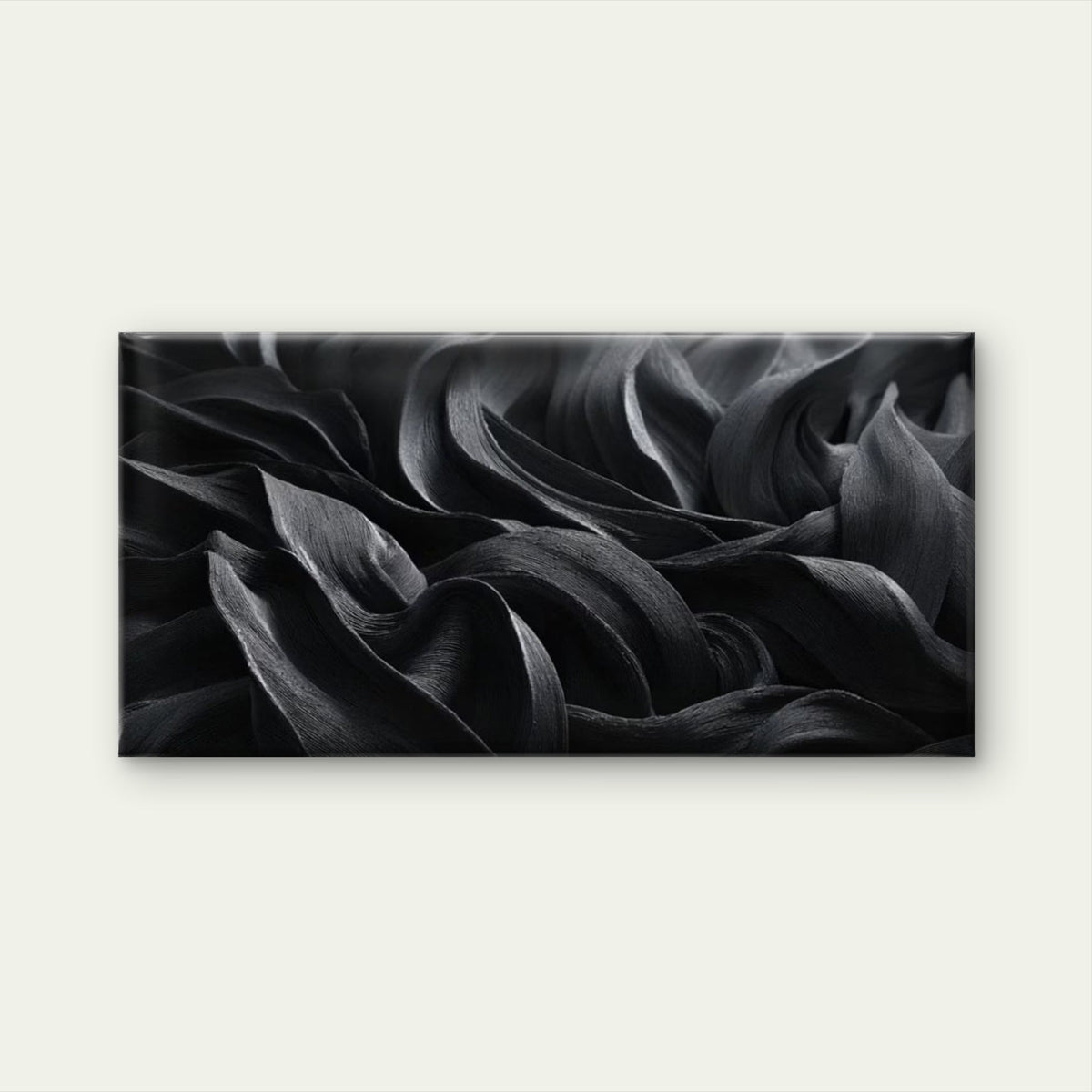 Abstract Monochrome Paintings Wall Art Canvas Office Home Room Framed 120x60cm
