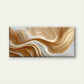 Creamy Swirls Shimmering Wall Art Canvas Office Home Room Framed 120x60cm