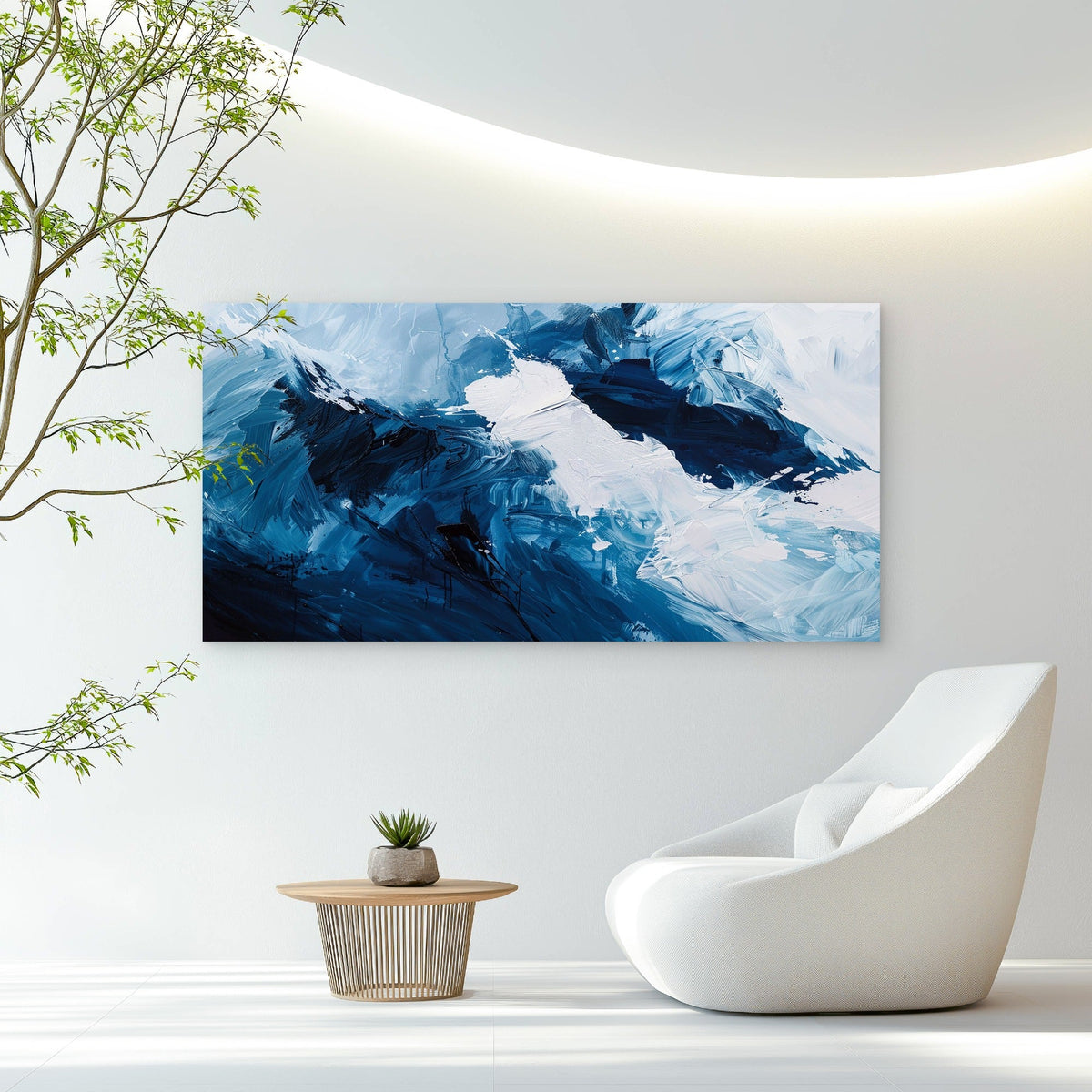 Dark Fiery Lava Flow Wall Art Canvas Office Home Room Framed 120x60cm