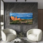 Cloudy Blue Sky Tatacoa Desert Wall Art Canvas Office Home Room Framed 120x60cm