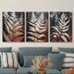 3pcs Dark Botanical Moody Preppy Vintage Fall Metal Print Ready to Hang Art