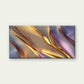 Abstract Purple Gold Decor Wall Art Canvas Office Home Room Framed 120x60cm