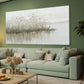 Vintage Reed & Egret Serene Nature Wall Art canvas office home room framed 120x60cm