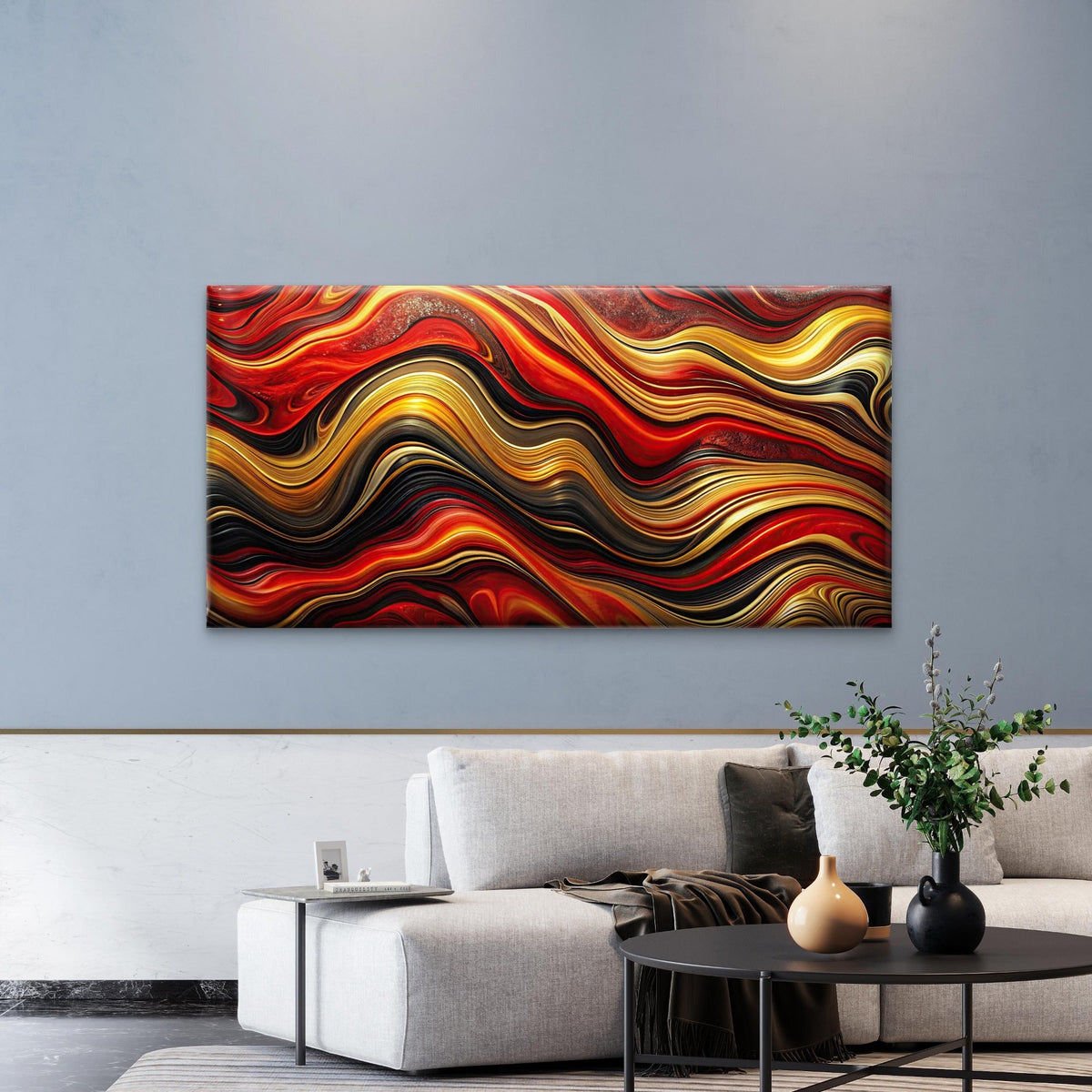 Surreal Geometric Shapes Desert Wall Art Canvas Office Home Room Framed 120x60cm