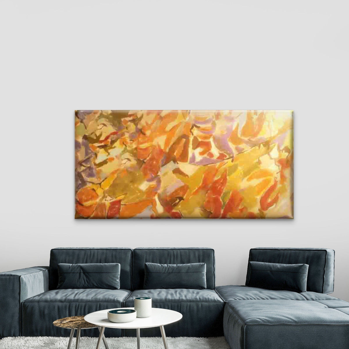 Abstract with Colorful Brush Wall Art Canvas Office Home Room Framed 120x60cm