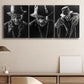 3pcs The Boy was holding the Chain Metal Print Ready to Hang Art