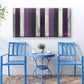 Purple Panel Abstract Wall Art Canvas Office Home Room Framed 120x60cm