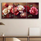 3pcs Colorful Roses Metal Print Ready to Hang Art