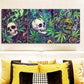 3pcs Psychedelic Skull Metal Print Ready to Hang Art