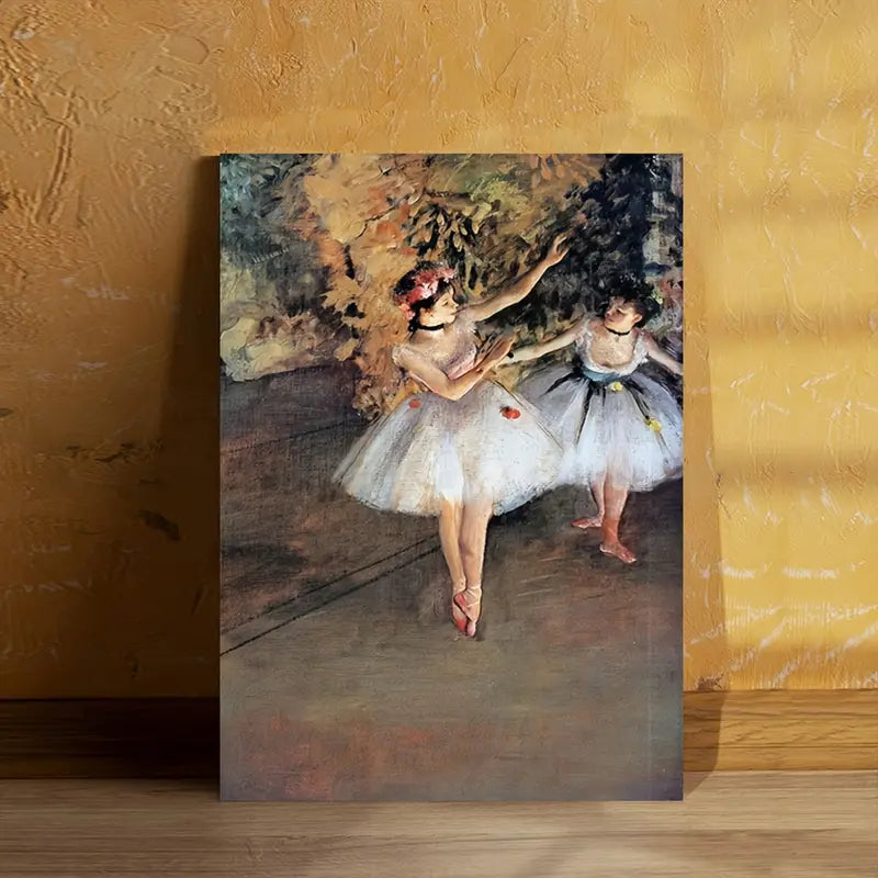 Ballerina Dance Impressionist Canvas Art Print 100% Australian Made 40x60cm Stretched Canvas Ready to Hang