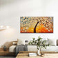 Abstract White Blossom Tree Wall Art Canvas Office Home Room Framed 80x45cm