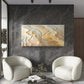 Modern Beige Abstract Dunes Wall Art Canvas Office Home Room Framed 120x60cm