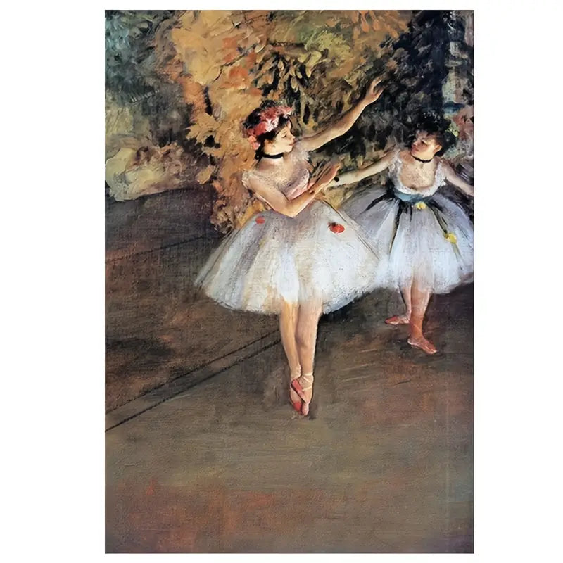 Ballerina Dance Impressionist Canvas Art Print 100% Australian Made 40x60cm Stretched Canvas Ready to Hang