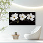 White Magnolia Flowers Wall Art Canvas Office Home Room Framed 120x60cm