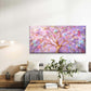Whimsical Candy Flower Tree Wall Art Canvas Office Home Room Framed 80x45cm