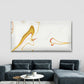 Abstract Wave Liquid Background Wall Art Canvas Office Home Room Framed 80x45cm