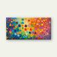 Colorful Organic Shapes Wall Art Canvas Office Home Room Framed 80x45cm