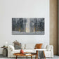 Winter'S Tale in a Snowy Forest Wall Art Canvas Office Home Room Framed 80x45cm