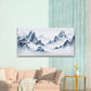 Misty Ink Mountain Landscape Wall Art Canvas Office Home Room Framed 120x60cm
