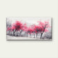 Pink Plum Blossom Trees Wall Art Canvas Office Home Room Framed 120x60cm